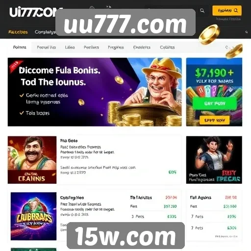 Exploração das promoções e bônus do uu777.com